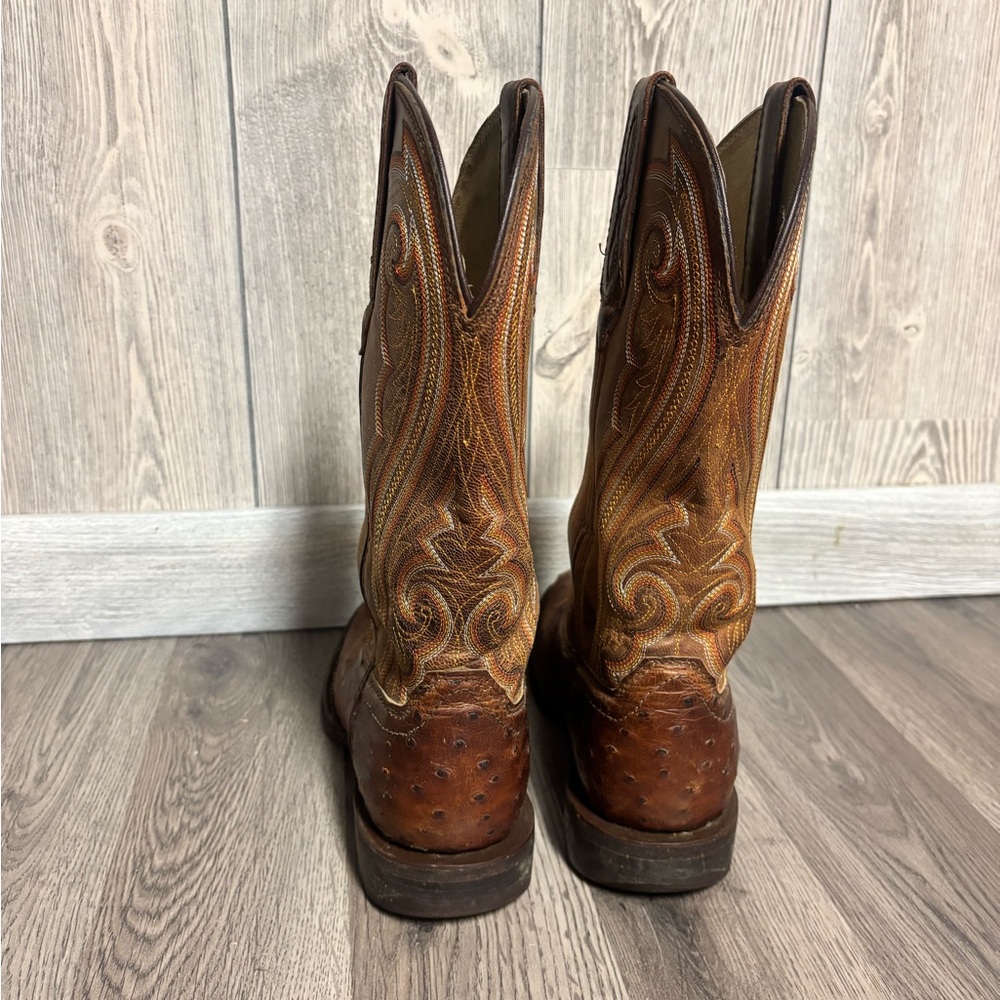 Brown Leather Western Boots - Picture 4 of 7